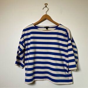J Crew Striped Crop Top